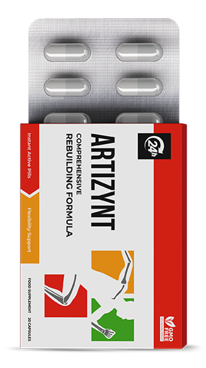 ArtiZynt Packung und Kapseln